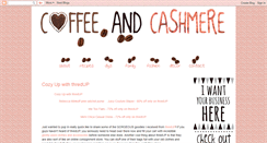 Desktop Screenshot of coffeeandcashmere.com