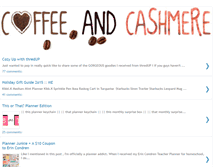 Tablet Screenshot of coffeeandcashmere.com